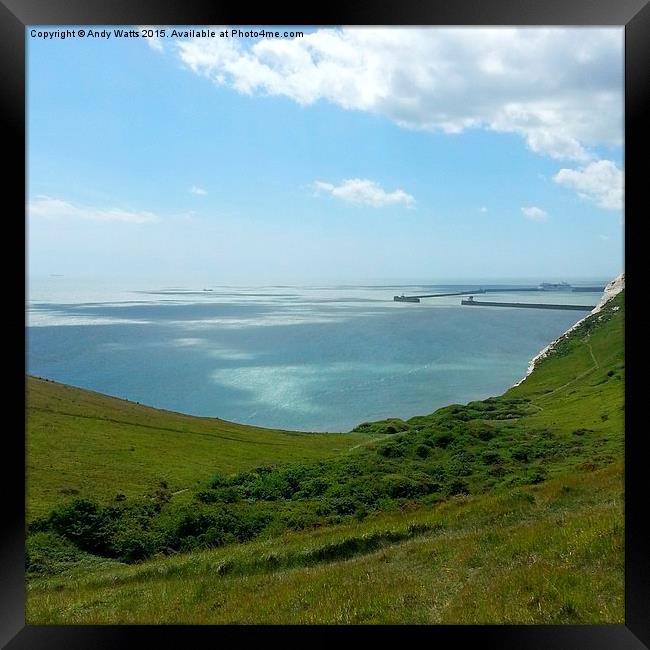 Dover Harbour Framed Print by Andy Watts