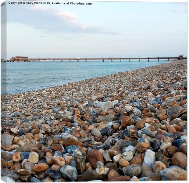  Deal Pier, Kent Canvas Print by Andy Watts