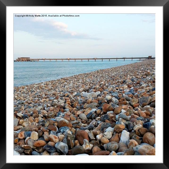  Deal Pier, Kent Framed Mounted Print by Andy Watts