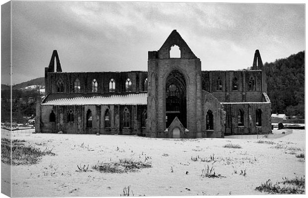 Tintern Abbey Canvas Print by les tobin