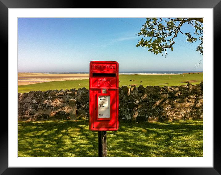 Lucky Postbox Framed Mounted Print by Naylor's Photography