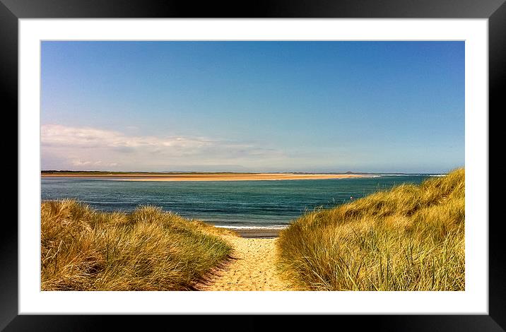 Sandy Dunes Framed Mounted Print by Naylor's Photography