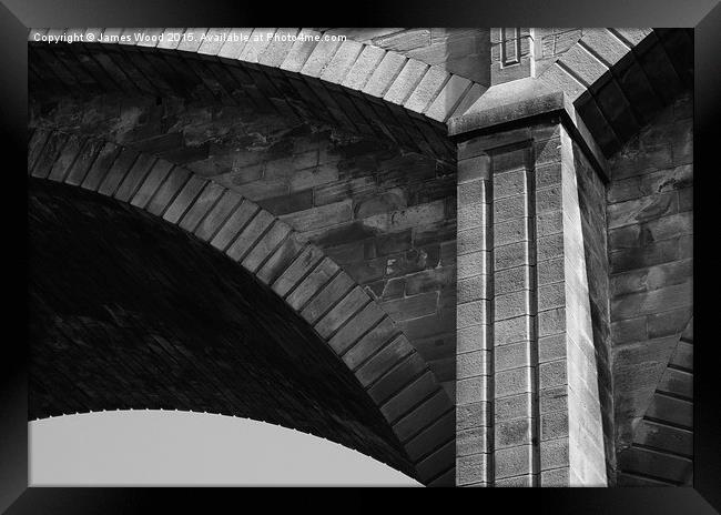  Dene Bridge, Edinburgh Framed Print by James Wood