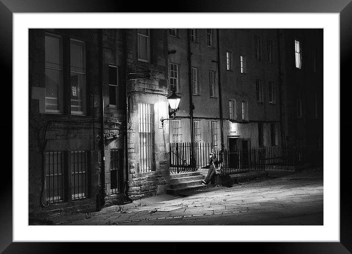  Edinburgh Street Photographer Framed Mounted Print by Ann McGrath
