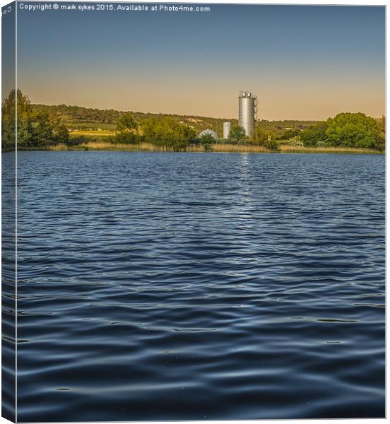 A Lone Silo  Canvas Print by mark sykes