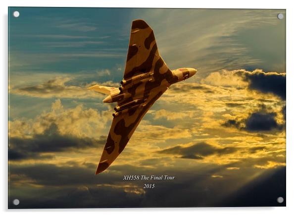  XH558 The Final Tour 2015 Acrylic by Stephen Ward