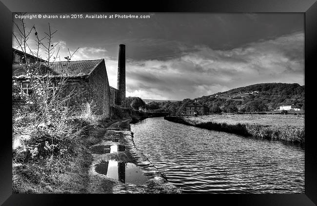  Pennine Canal Framed Print by Sharon Cain