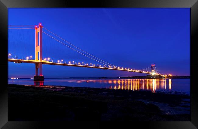   First Severn Crossing Framed Print by Dean Merry