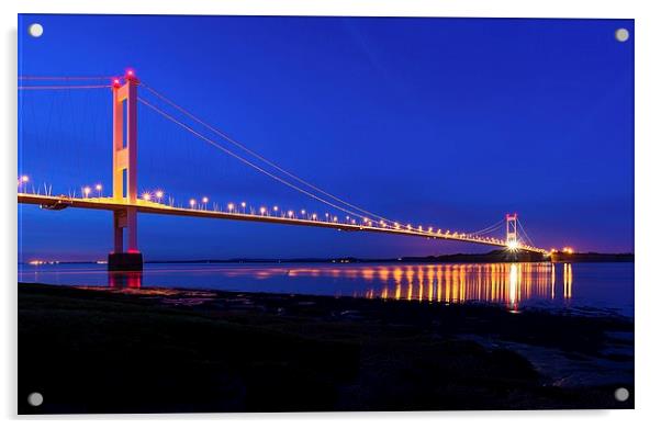   First Severn Crossing Acrylic by Dean Merry