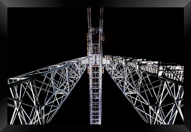   Newport Transporter Bridge Framed Print by Dean Merry