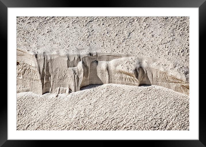 Sand Sculpture Framed Mounted Print by Mary Lane