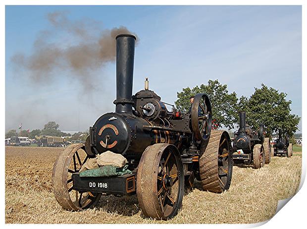 Traction Engine Print by Matt Curties
