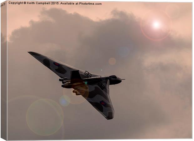  Vulcan Sunrise Canvas Print by Keith Campbell