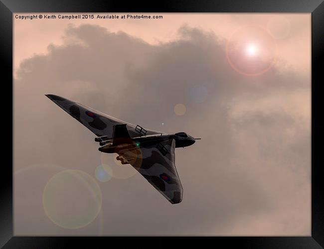  Vulcan Sunrise Framed Print by Keith Campbell