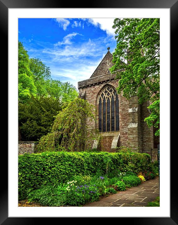 Brecon Cathedral, Wales, UK Framed Mounted Print by Mark Llewellyn