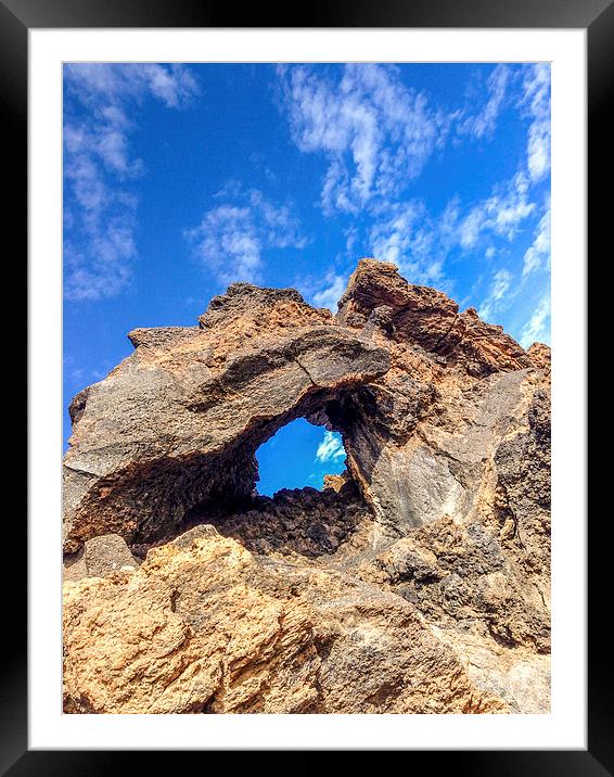 The Eye of Mount Teide Framed Mounted Print by Naylor's Photography