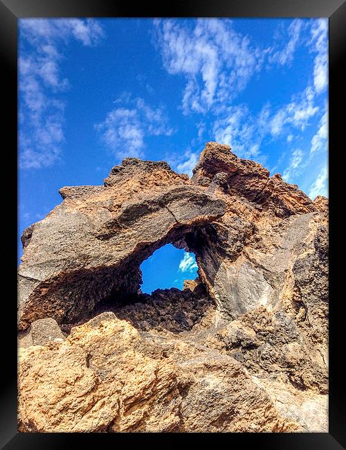 The Eye of Mount Teide Framed Print by Naylor's Photography