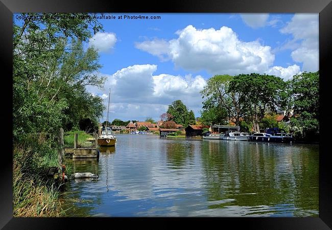  Beccles Suffolk   Framed Print by Diana Mower