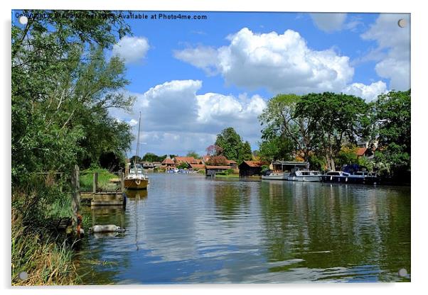  Beccles Suffolk   Acrylic by Diana Mower