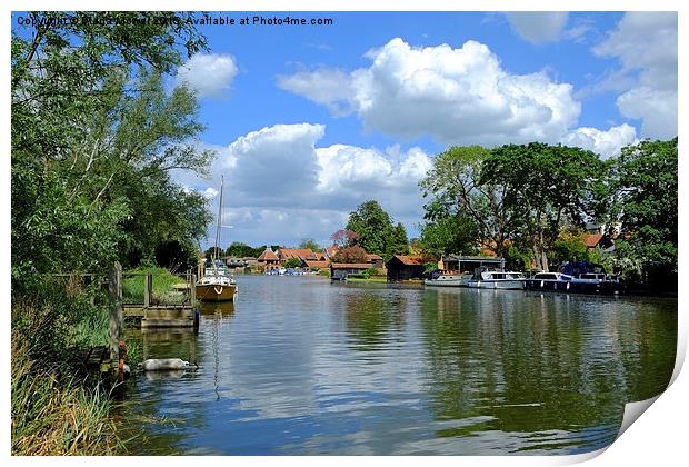  Beccles Suffolk   Print by Diana Mower