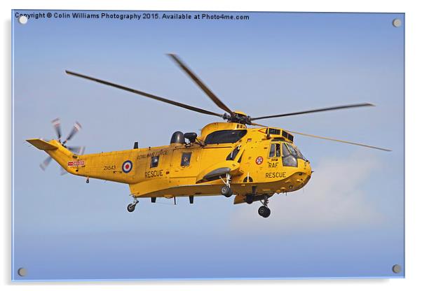 The Westland Sea King Acrylic by Colin Williams Photography
