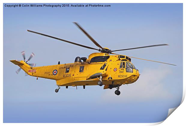 The Westland Sea King Print by Colin Williams Photography