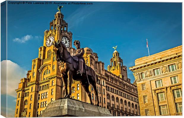  Liver Building Canvas Print by Pete Lawless