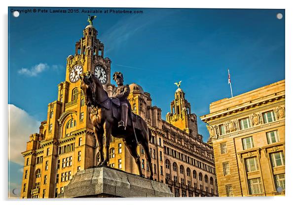  Liver Building Acrylic by Pete Lawless