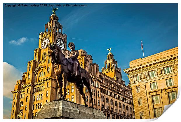  Liver Building Print by Pete Lawless