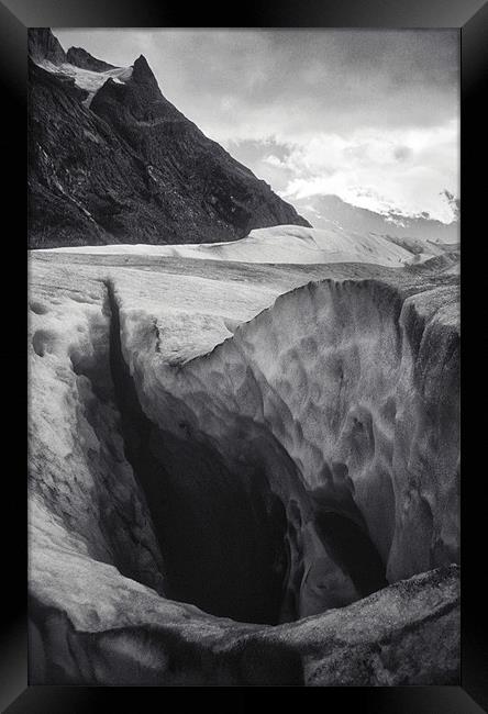 Gray glacier, Torres Del Pine, Chile Framed Print by Eyal Nahmias