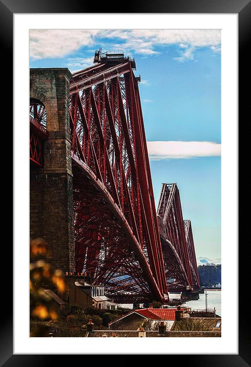  Forth Rail Bridge Framed Mounted Print by Andrew Beveridge