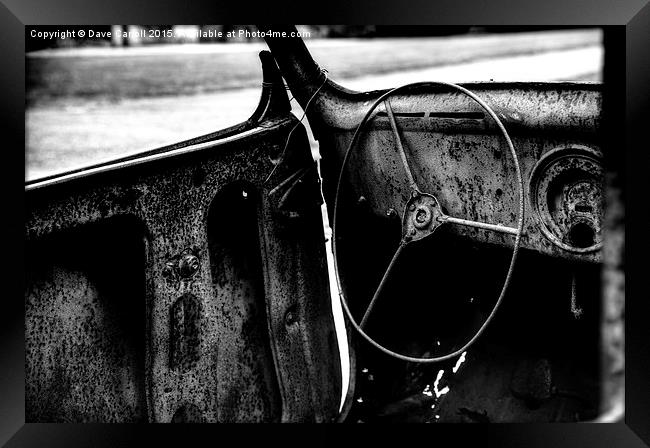 Waiting for a destination Framed Print by Dave Carroll
