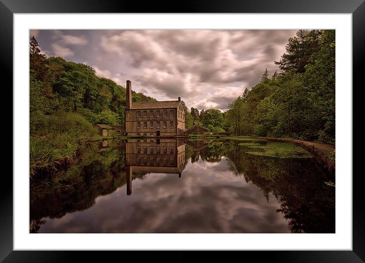  Gibson mills south pennines  Framed Mounted Print by simon sugden