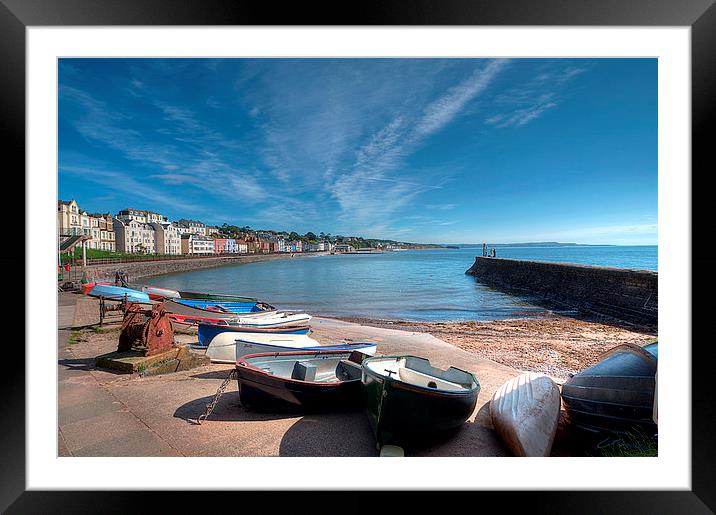  Boat Cove at Dawlish Framed Mounted Print by Rosie Spooner