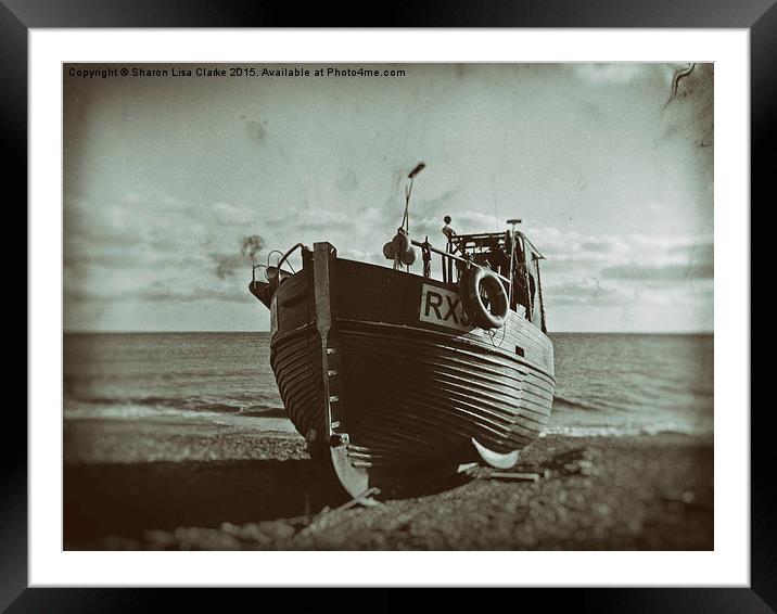  Ye Olde Fishing Fleet Framed Mounted Print by Sharon Lisa Clarke