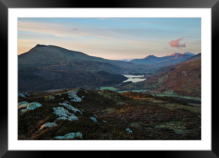  Snowdon from Capel Curig Framed Mounted Print by Rory Trappe