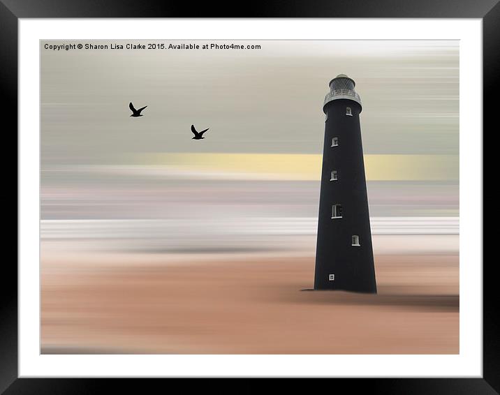  Lighthouse Framed Mounted Print by Sharon Lisa Clarke
