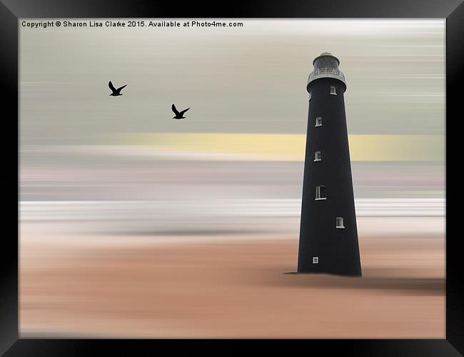  Lighthouse Framed Print by Sharon Lisa Clarke