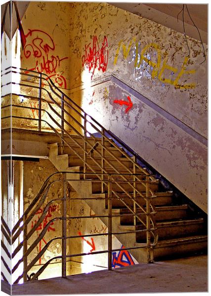 Stairs Canvas Print by val butcher