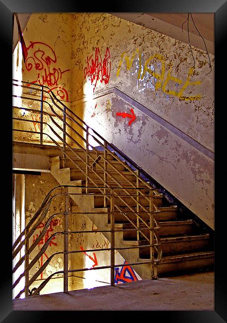 Stairs Framed Print by val butcher