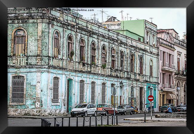 Havana Architecture  Framed Print by Philip Pound