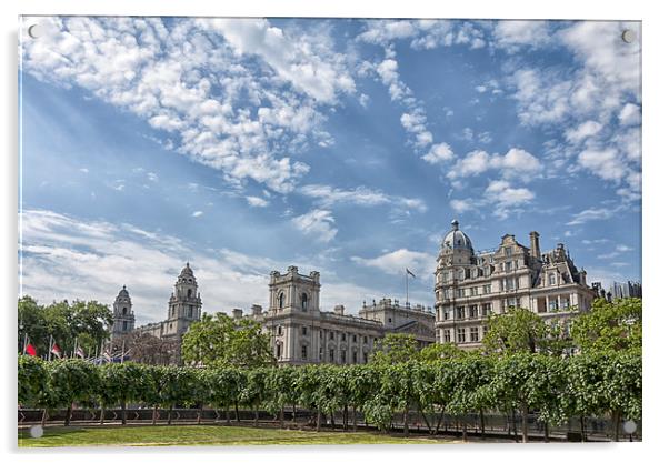  Whitehall in London. Acrylic by Mark Godden