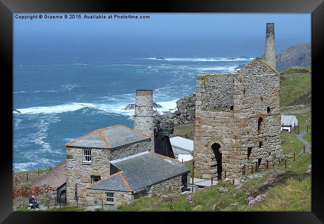  Levant Tin Mine Cornwall Framed Print by Graeme B