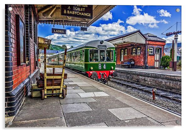  Railcar B4   Acrylic by Pete Lawless