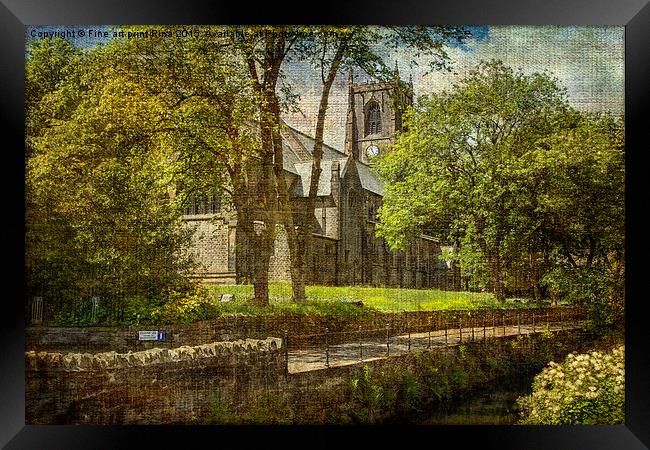  St Bartholomew's Church, Marsden  Framed Print by Fine art by Rina