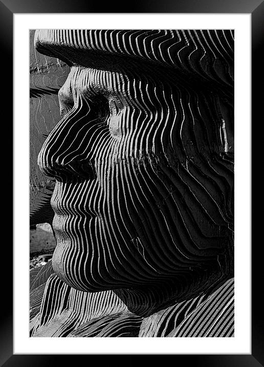Bargoed Miner Framed Mounted Print by Steve Purnell