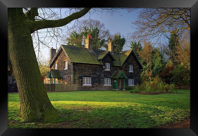 Arbourthorne Cottages  Framed Print by Darren Galpin