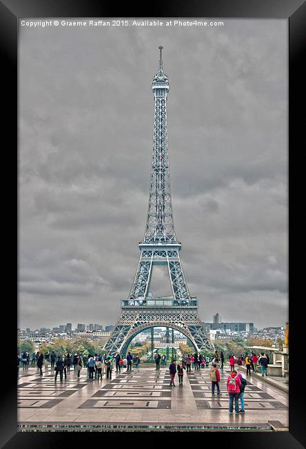  Eiffel Tower, Paris Framed Print by Graeme Raffan