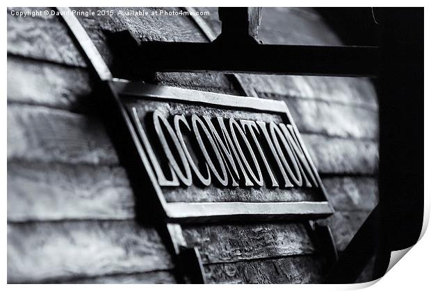 Locomotion Print by David Pringle