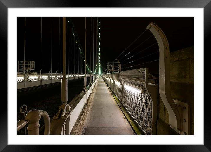 Sidewalk Clifton Suspension Bridge, Bristol Framed Mounted Print by Dean Merry